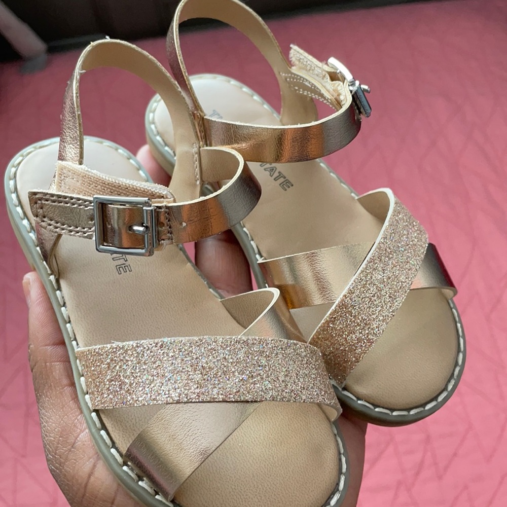 Brand new rose gold sandal for infant child